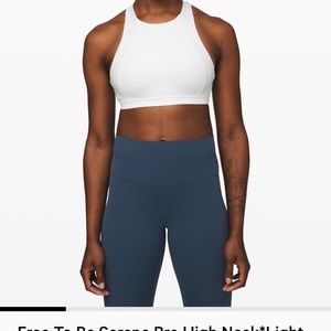 lululemon athletica Intimates & Sleepwear - LULULEMON "Free To Be Serene High Neck Sports Bra" lululemon athletica Intimates & Sleepwear - LULULEMON "Free To Be Serene High Neck Sports Bra"
